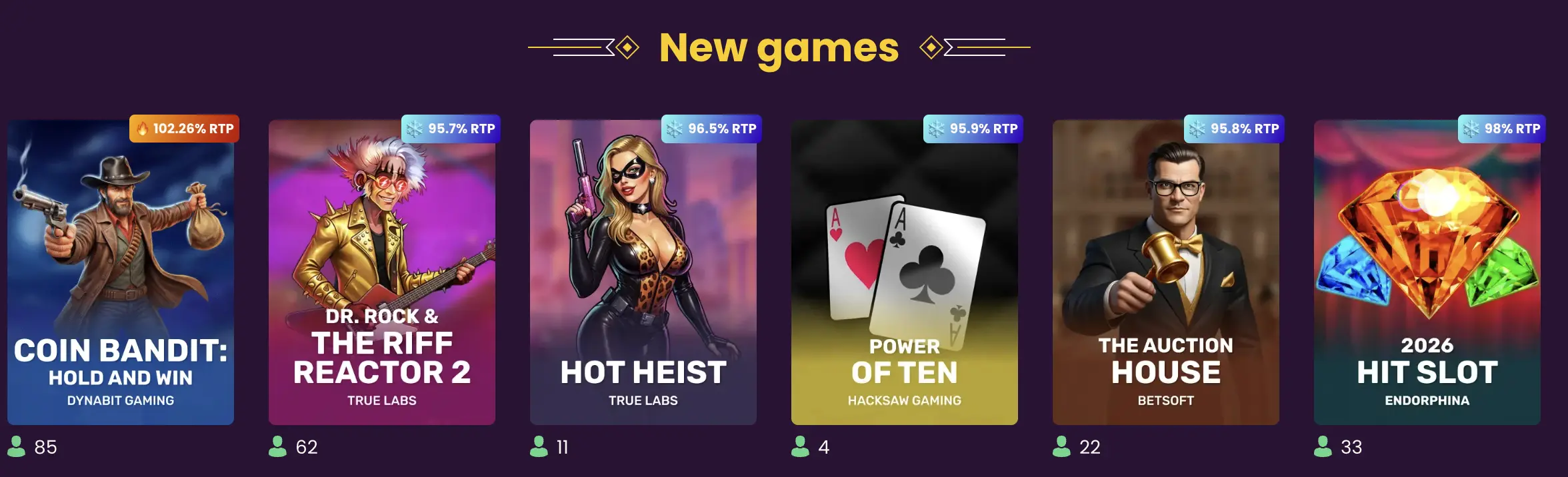 Casino Bizzo Games