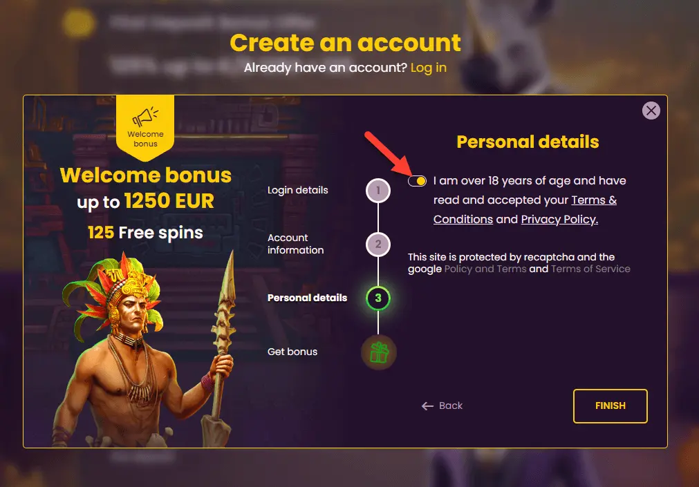 Bizzo Online Casino Sign Up
